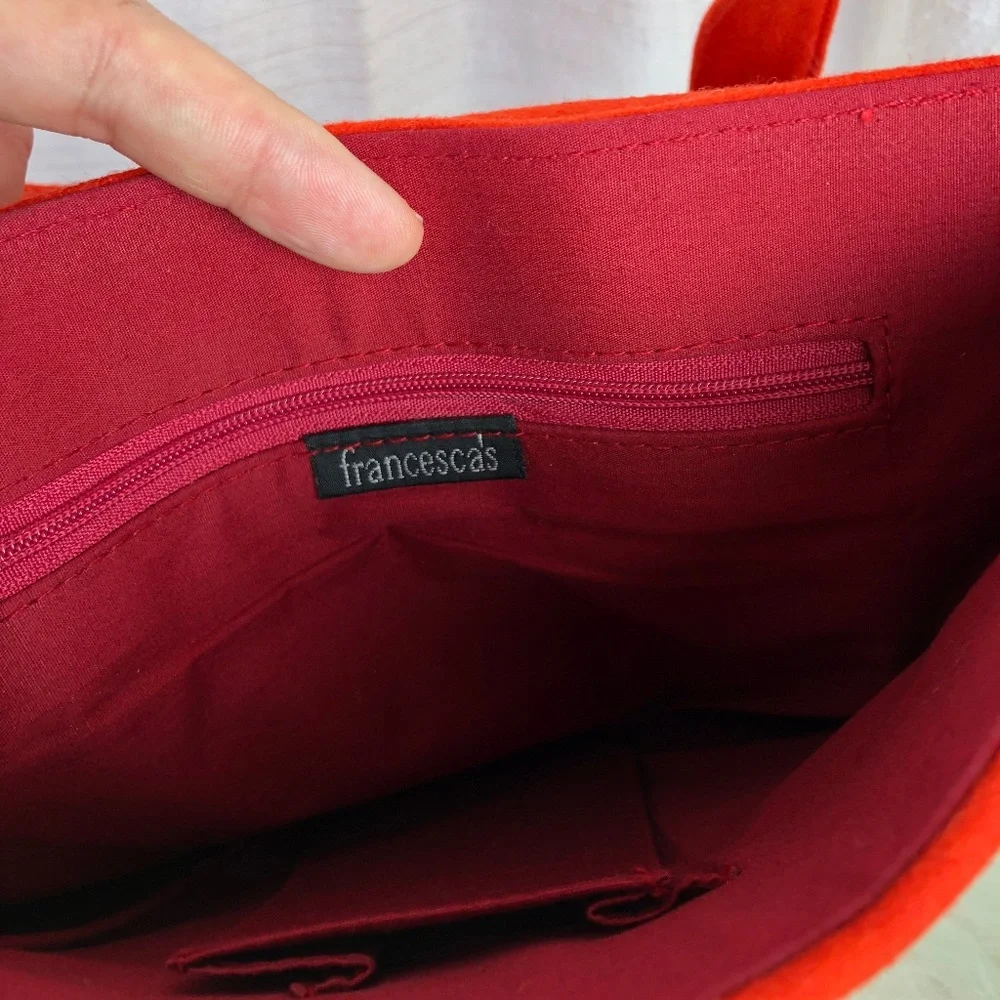 Francesca's‎ felt boho handbag